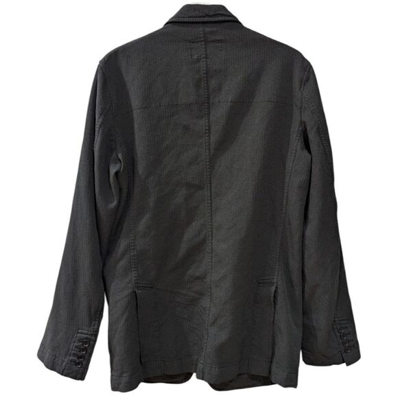 COMME des GARCONS HOMME DEUX Men's US M Slim Fit Charcoal Two Button Sportcoat - Picture 2 of 10